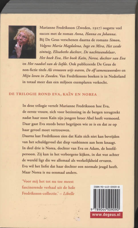 Achterkant van De kinderen van het paradijs