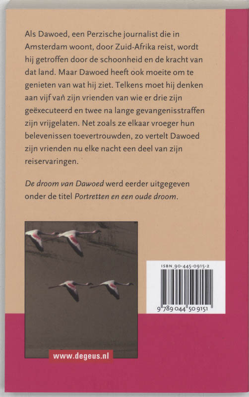 Achterkant van De droom van Dawoed
