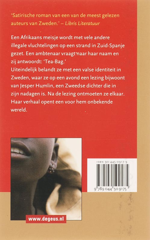 Achterkant van Tea-bag
