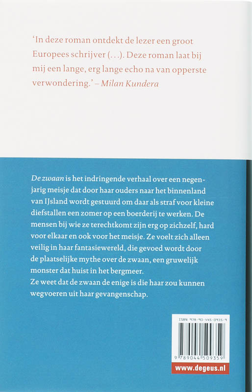 Achterkant van De zwaan