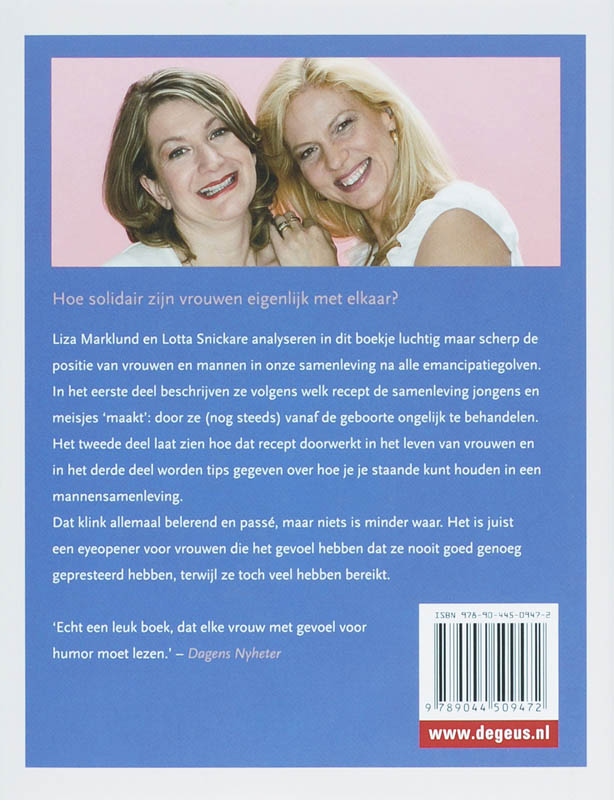 Achterkant van Er is een speciale plek in de hel voor vrouwen die elkaar niet helpen