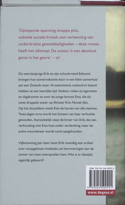 Achterkant van De zomer van Kim Novak