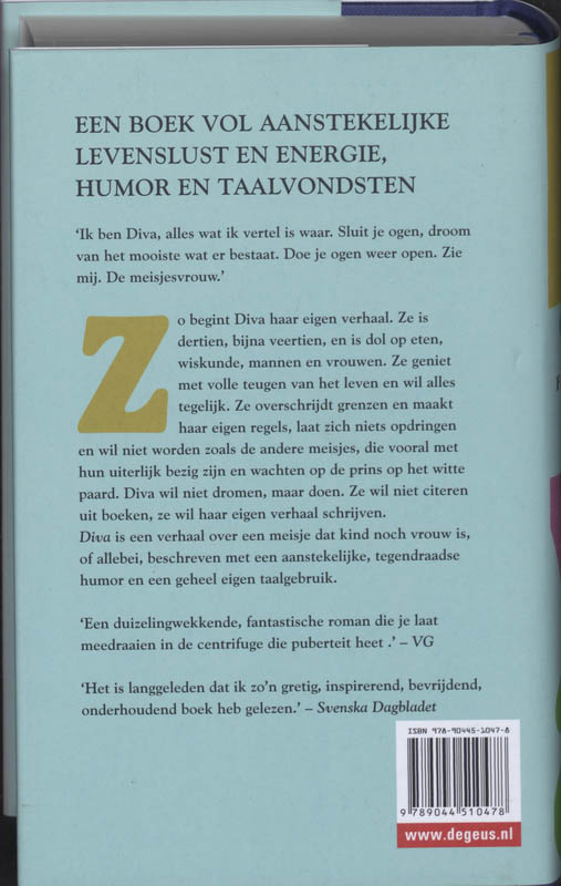 Achterkant van Diva