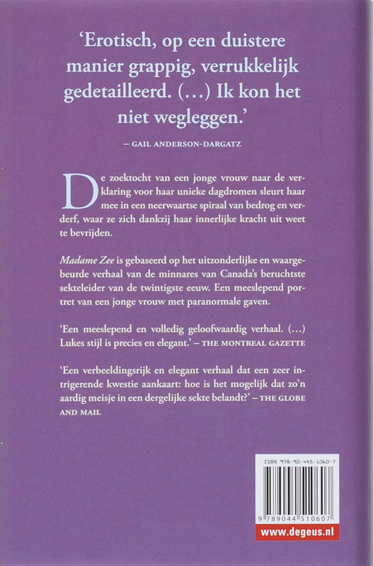 Achterkant van Madame Zee