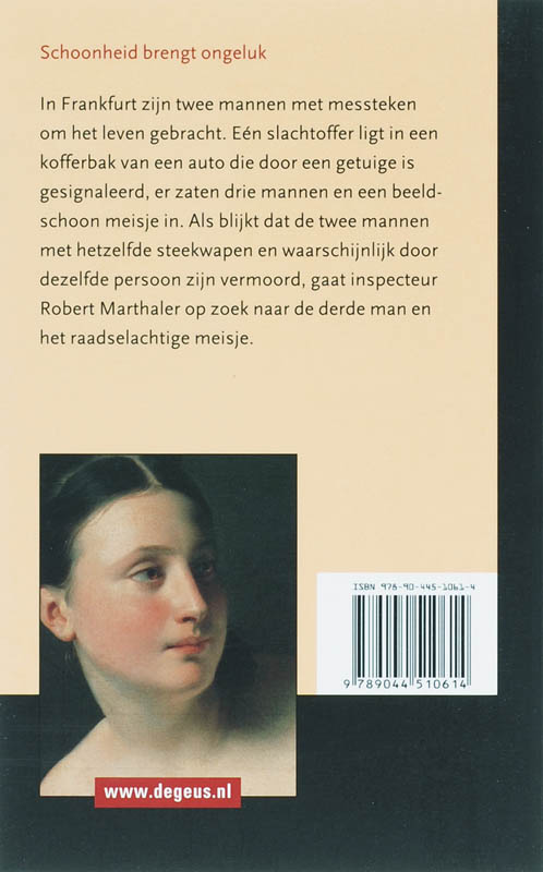 Achterkant van Een al te mooi meisje