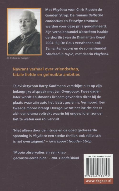 Achterkant van Playback