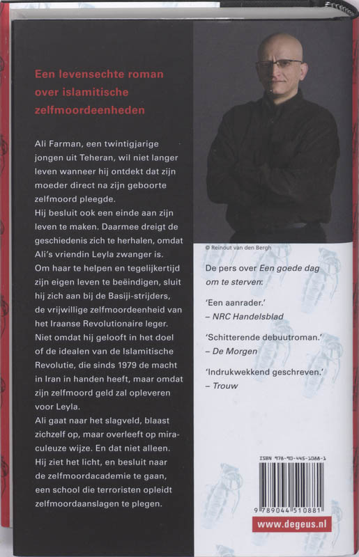 Achterkant van De zelfmoordacademie