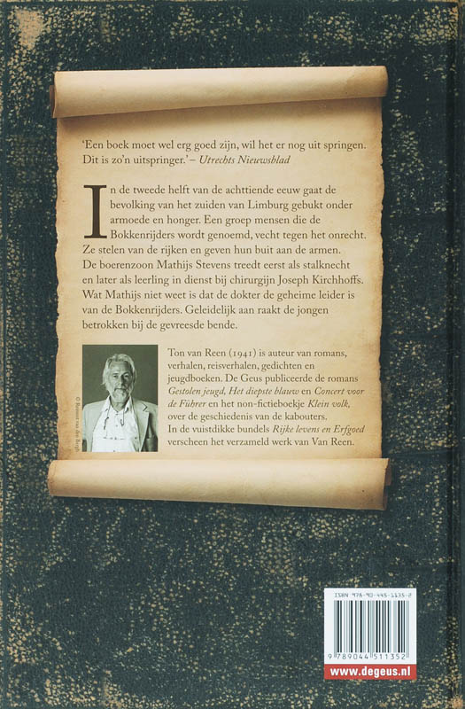 Achterkant van De bende van de Bokkenrijders