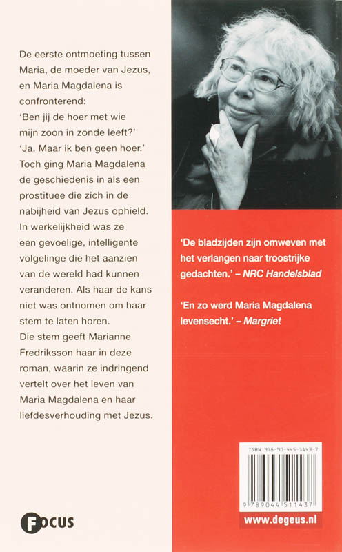 Achterkant van Volgens Maria Magdalena