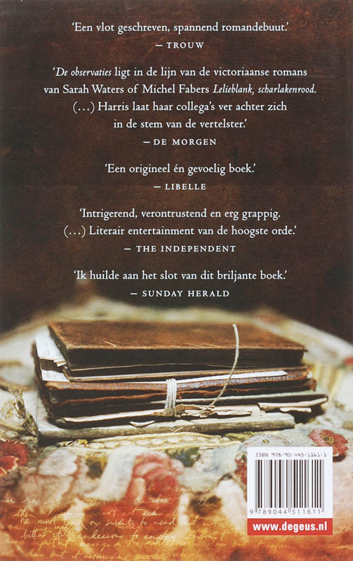 Achterkant van De observaties
