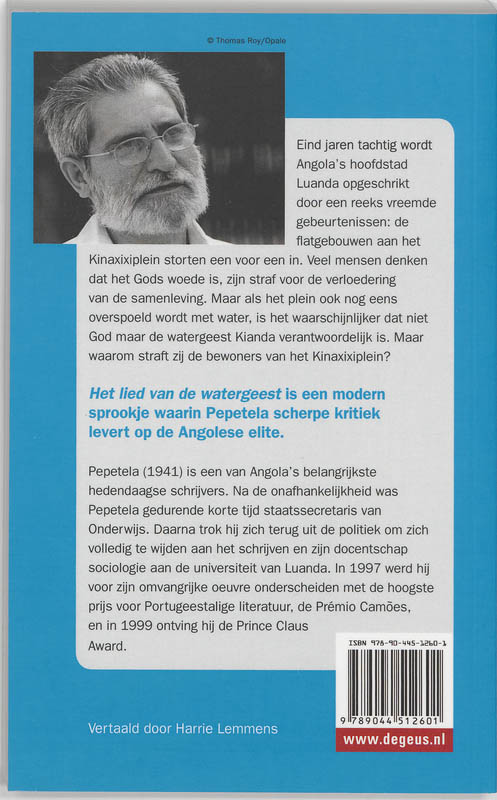 Achterkant van Het lied van de watergeest