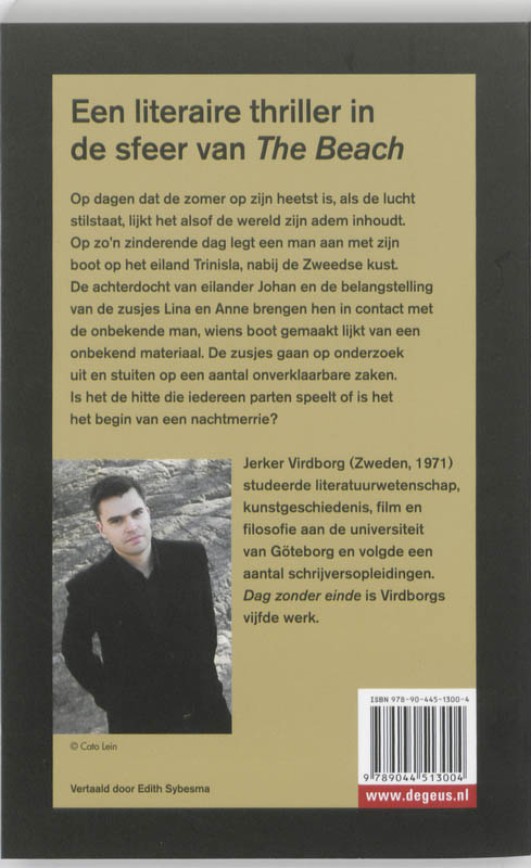 Achterkant van Dag zonder einde