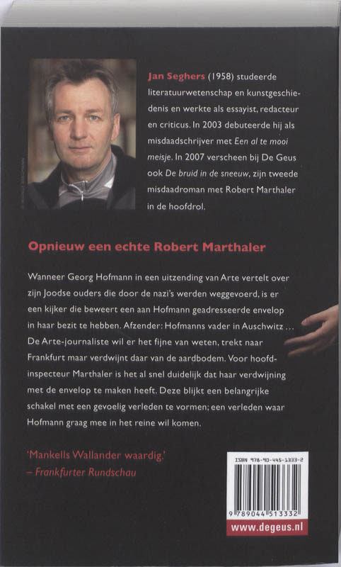 Achterkant van De partituur van de dood