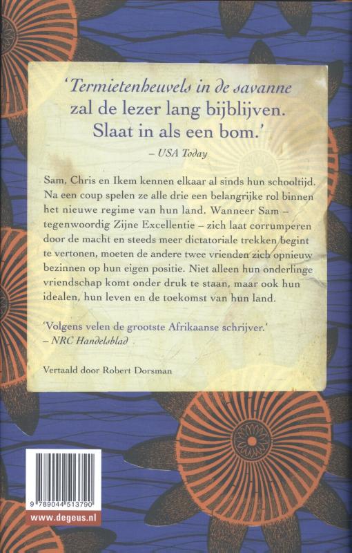 Achterkant van Termietenheuvels in de savanne