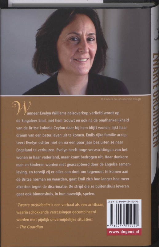 Achterkant van Zwarte orchideeën