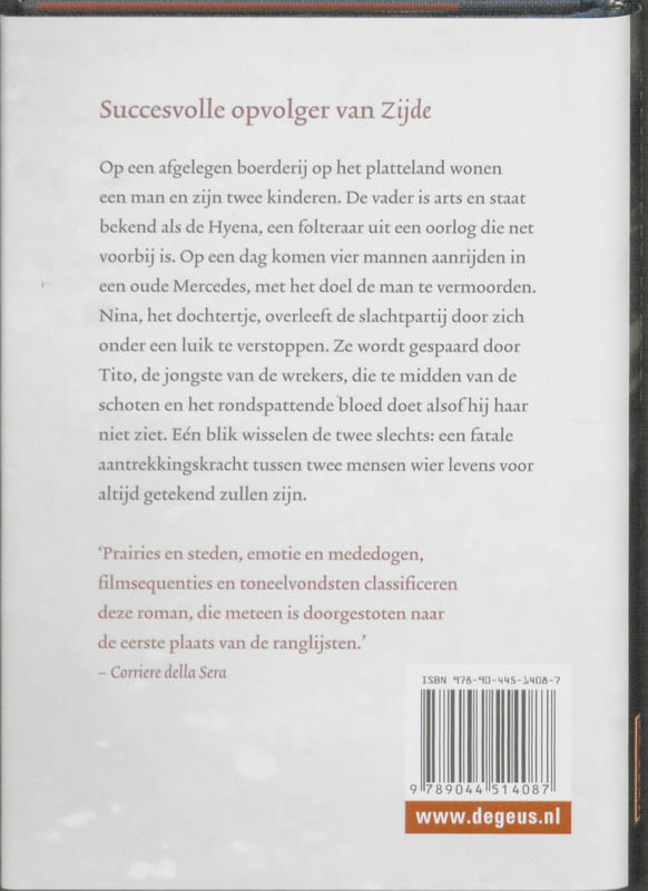 Achterkant van Zonder bloed