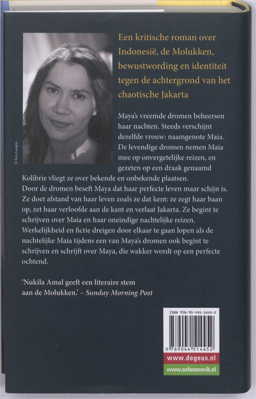 Achterkant van Maia's nachtlied