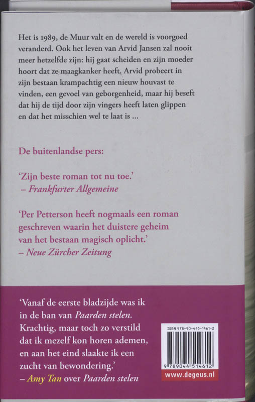 Achterkant van Ik vervloek de rivier des tijds