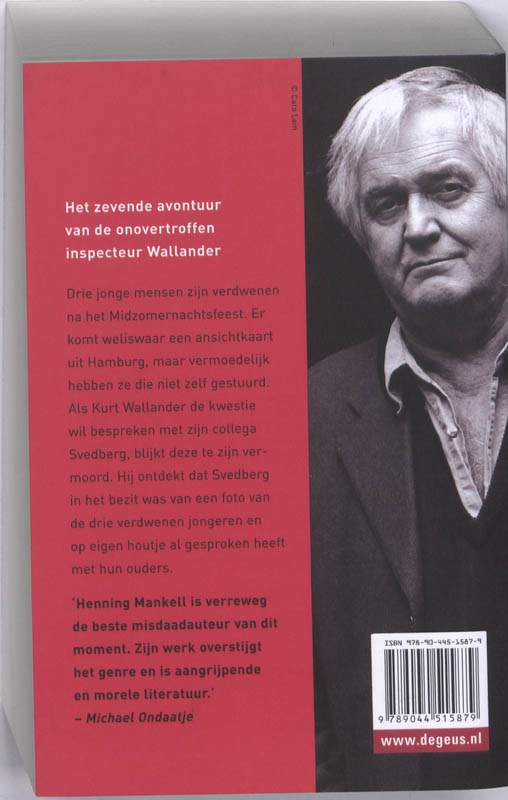 Achterkant van Midzomermoord