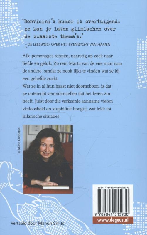Achterkant van De man die flirtte met de domheid