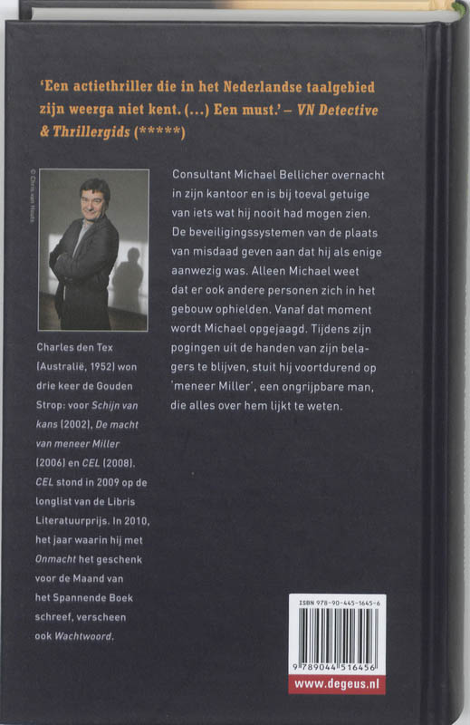 Achterkant van De macht van meneer Miller