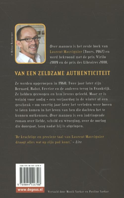 Achterkant van Over mannen