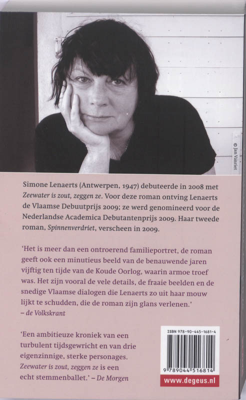 Achterkant van Zeewater is zout, zeggen ze