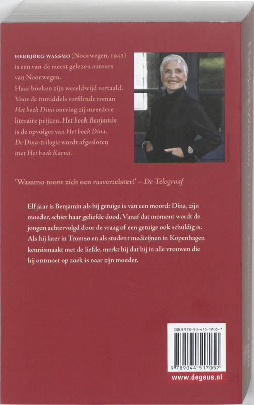Achterkant van Het boek Benjamin