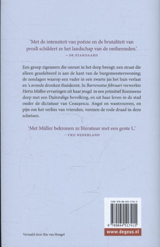 Achterkant van Barrevoetse februari