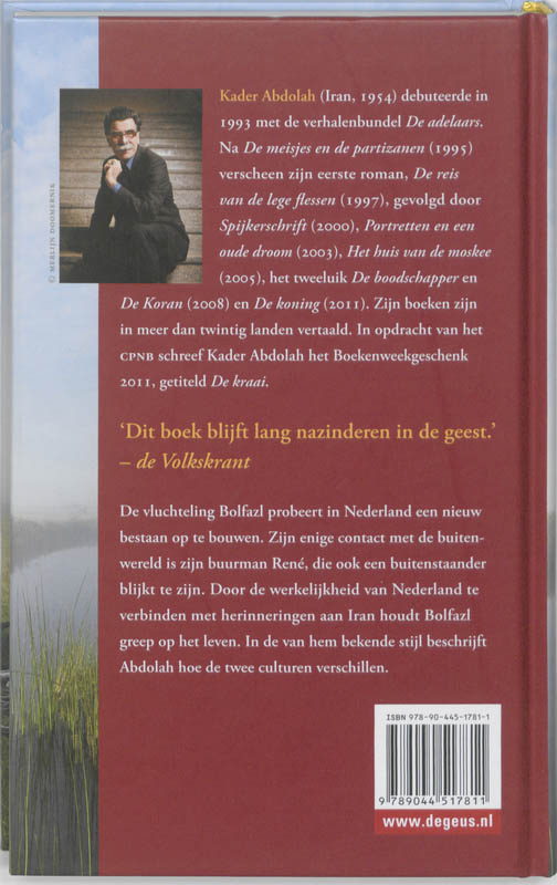 Achterkant van De reis van de lege flessen