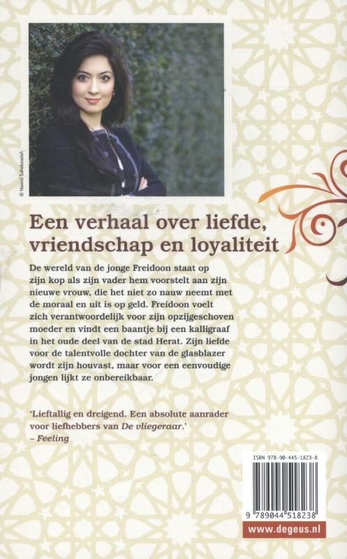 Achterkant van De jongen van de oude stad