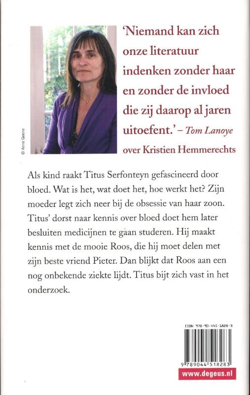 Achterkant van Haar bloed