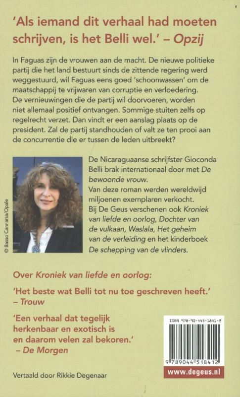 Achterkant van Het land van de vrouwen