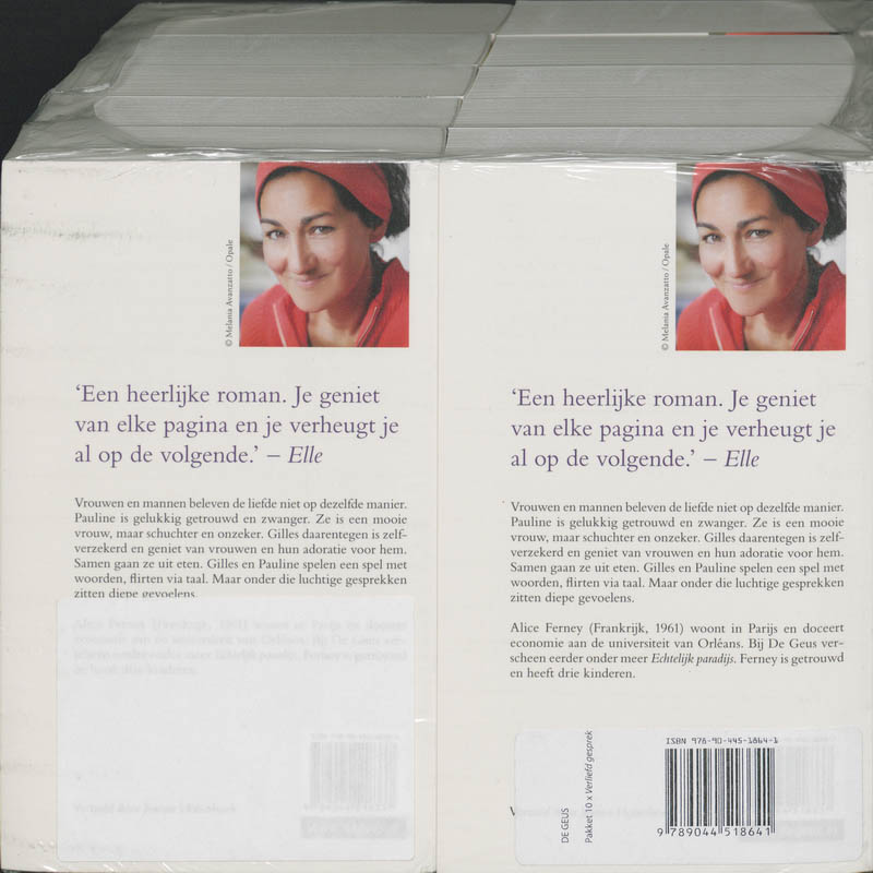 Achterkant van Verliefd gesprek set 10 ex