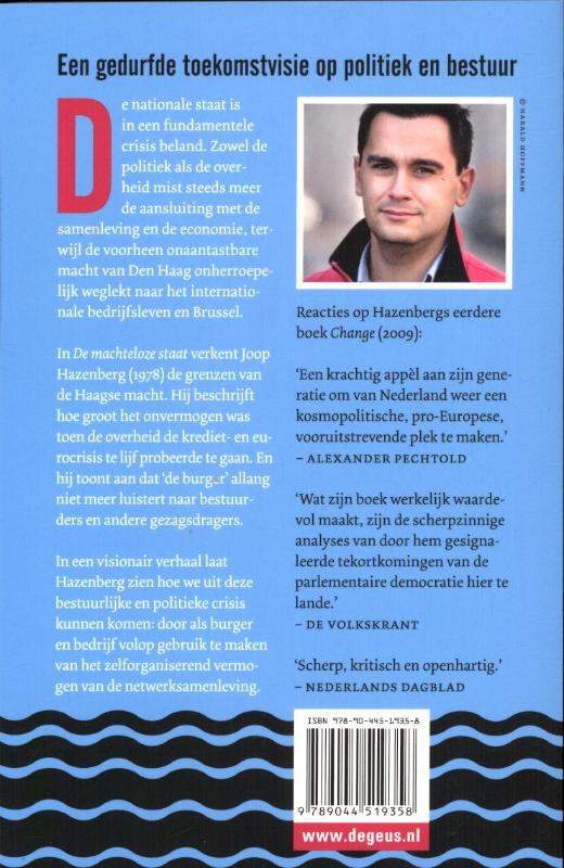 Achterkant van De machteloze staat
