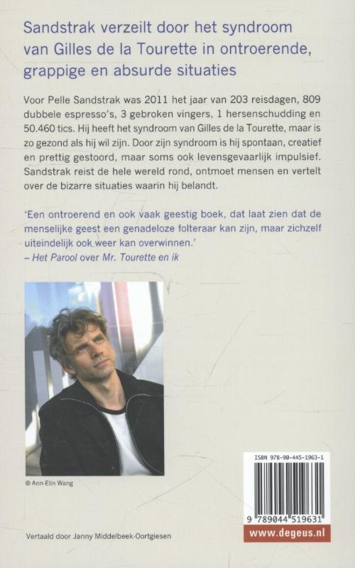 Achterkant van Mr. Tourette on tour