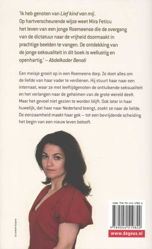 Achterkant van Lief kind van mij