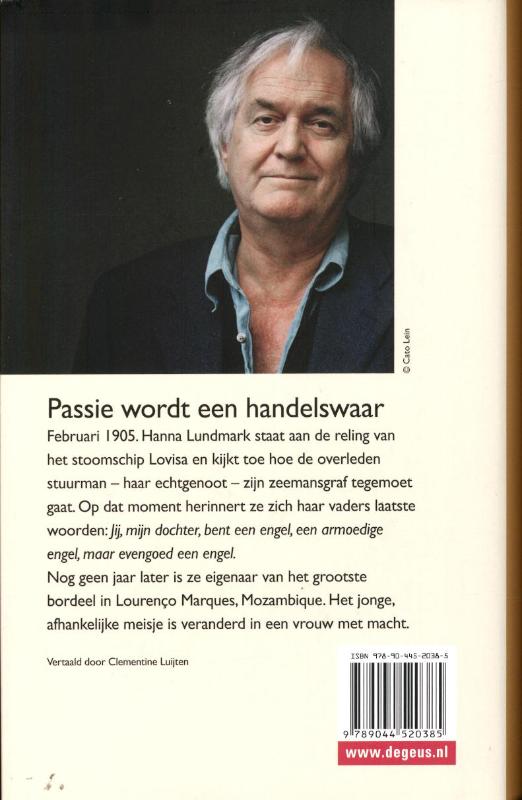 Achterkant van Geschiedenis van een gevallen engel