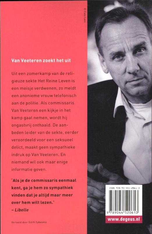 Achterkant van De commissaris en het zwijgen