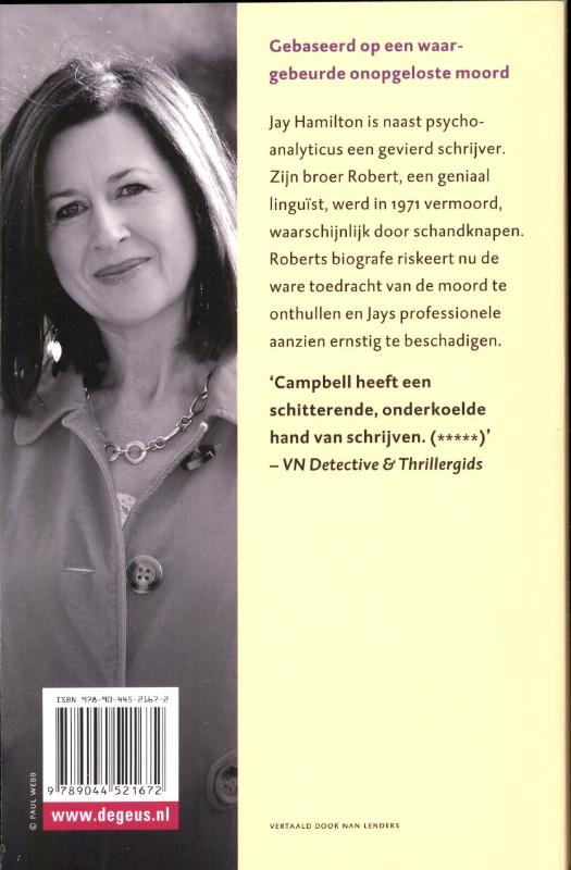 Achterkant van De logica van het moorden