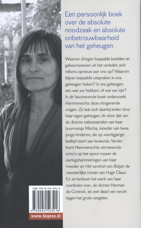 Achterkant van Kronkelpaden van het geheugen