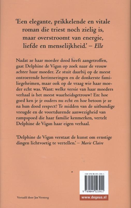 Achterkant van Niets weerstaat de nacht