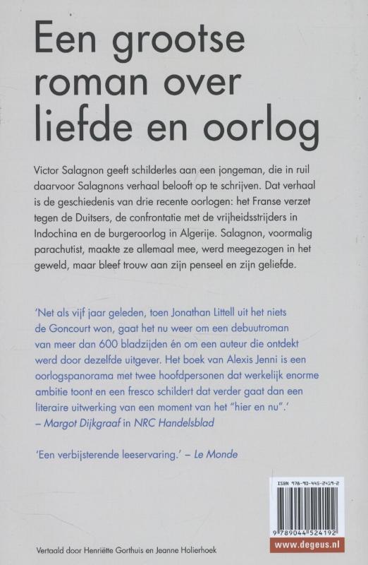 Achterkant van In tijden van oorlog