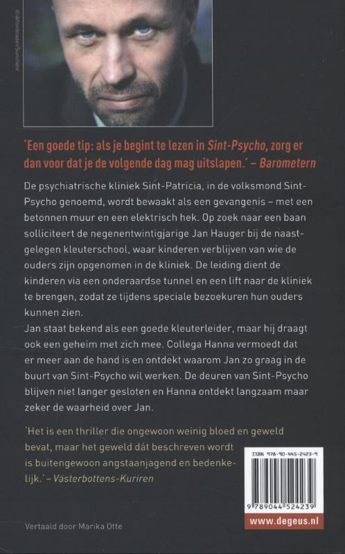 Achterkant van Sint-psycho