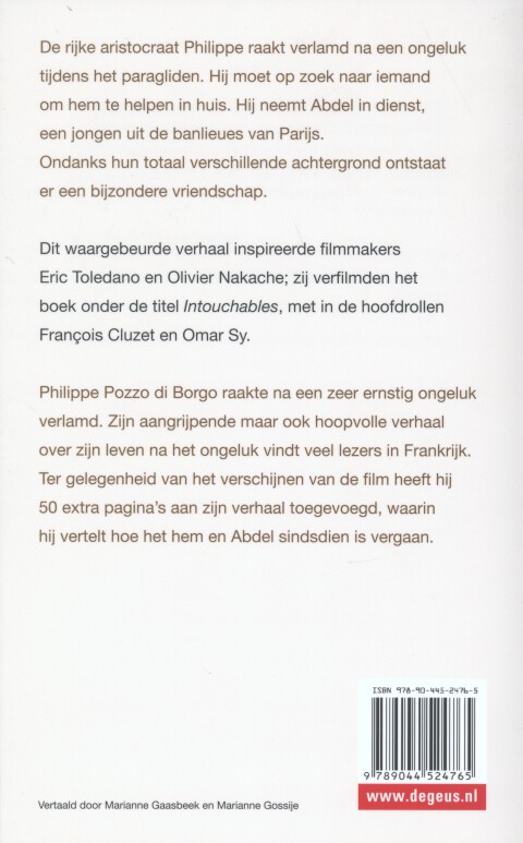 Achterkant van Onaantastbaar