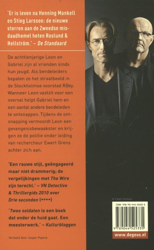 Achterkant van Twee soldaten