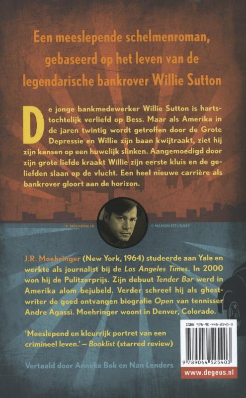 Achterkant van De spiegelwereld van Willie Sutton