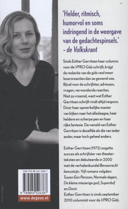 Achterkant van Ik ben vaak heel kort dom
