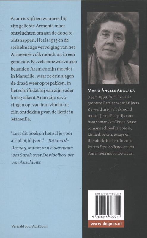 Achterkant van Het dagboek van Aram