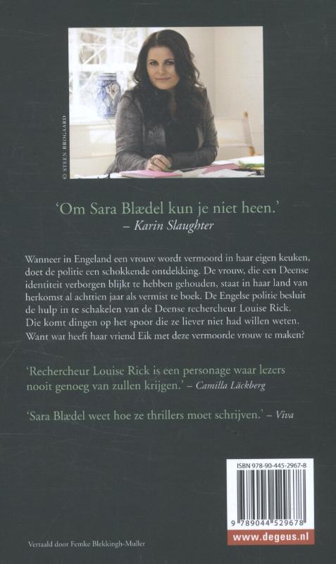 Achterkant van De verdwenen Deense